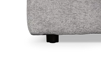 Calista Pewter Fabric Cocktail Ottoman