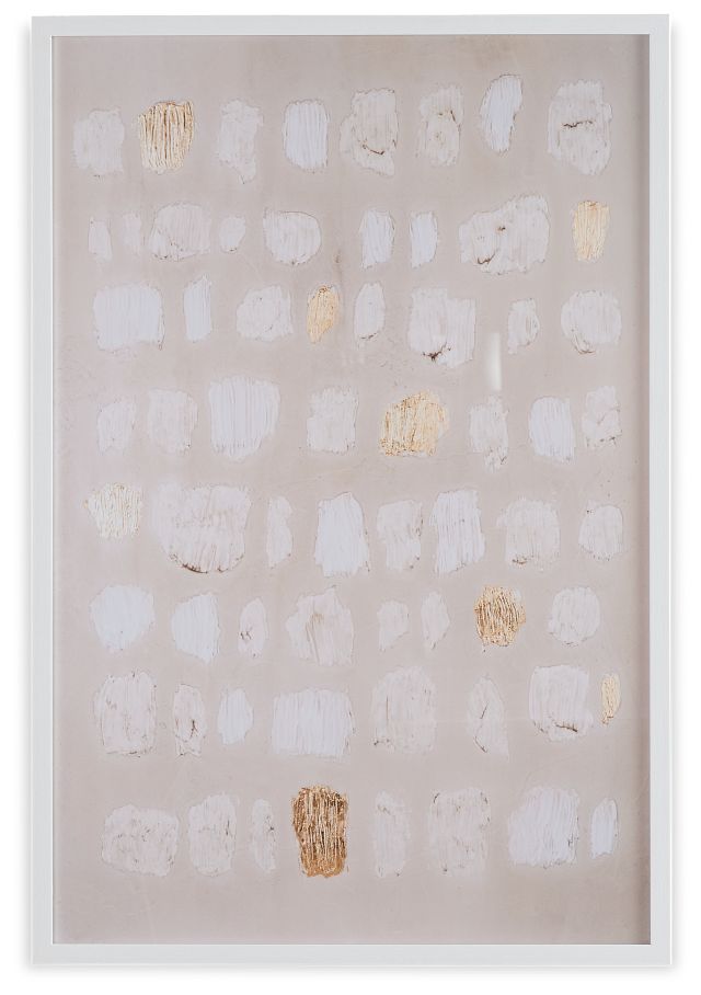 Milas Light Beige Framed Wall Art