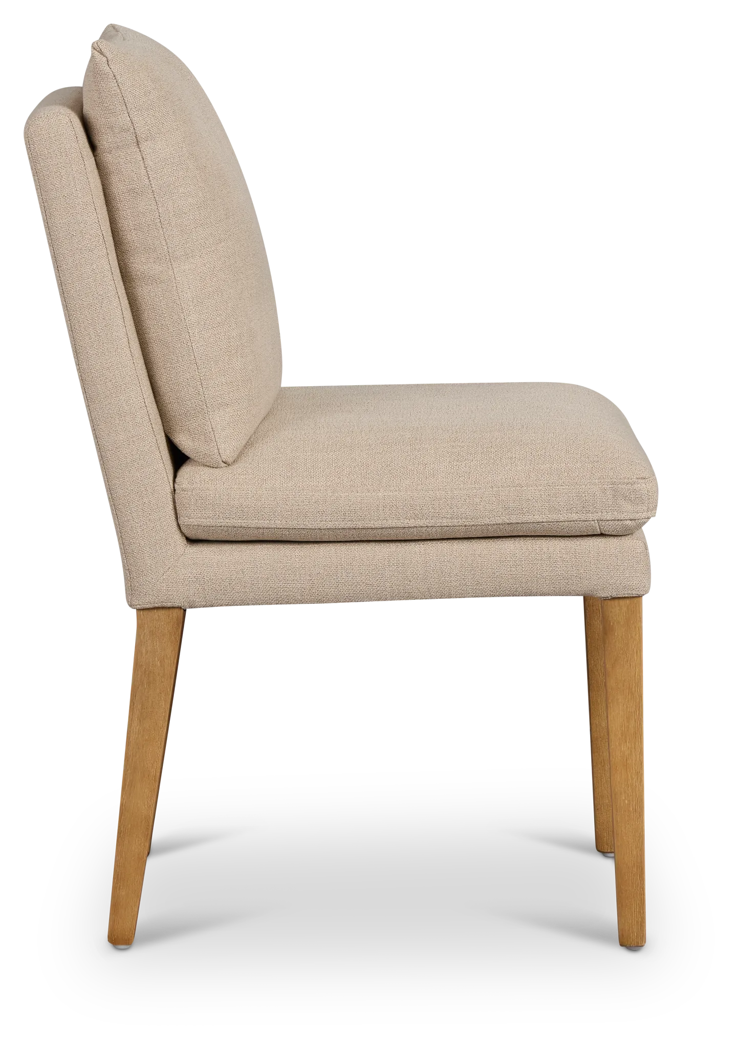 Willow Beige Fabric Upholstered Side Chair