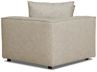 Tatum Beige Fabric Corner Chair