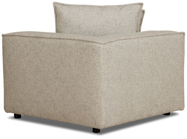 Tatum Beige Fabric Corner Chair