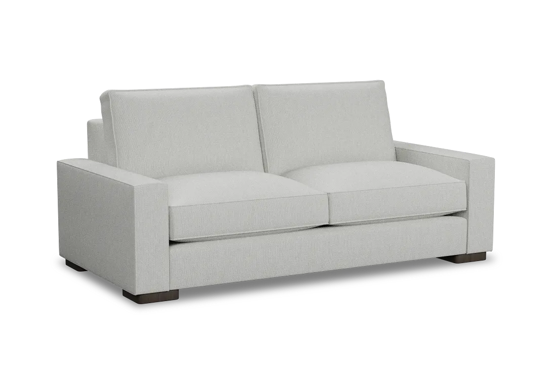 Edgewater Revenue White 84" Sofa W/ 2 Cushions