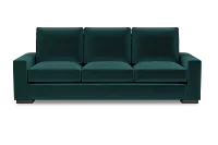 Edgewater Joya Teal 96" Sofa W/ 3 Cushions