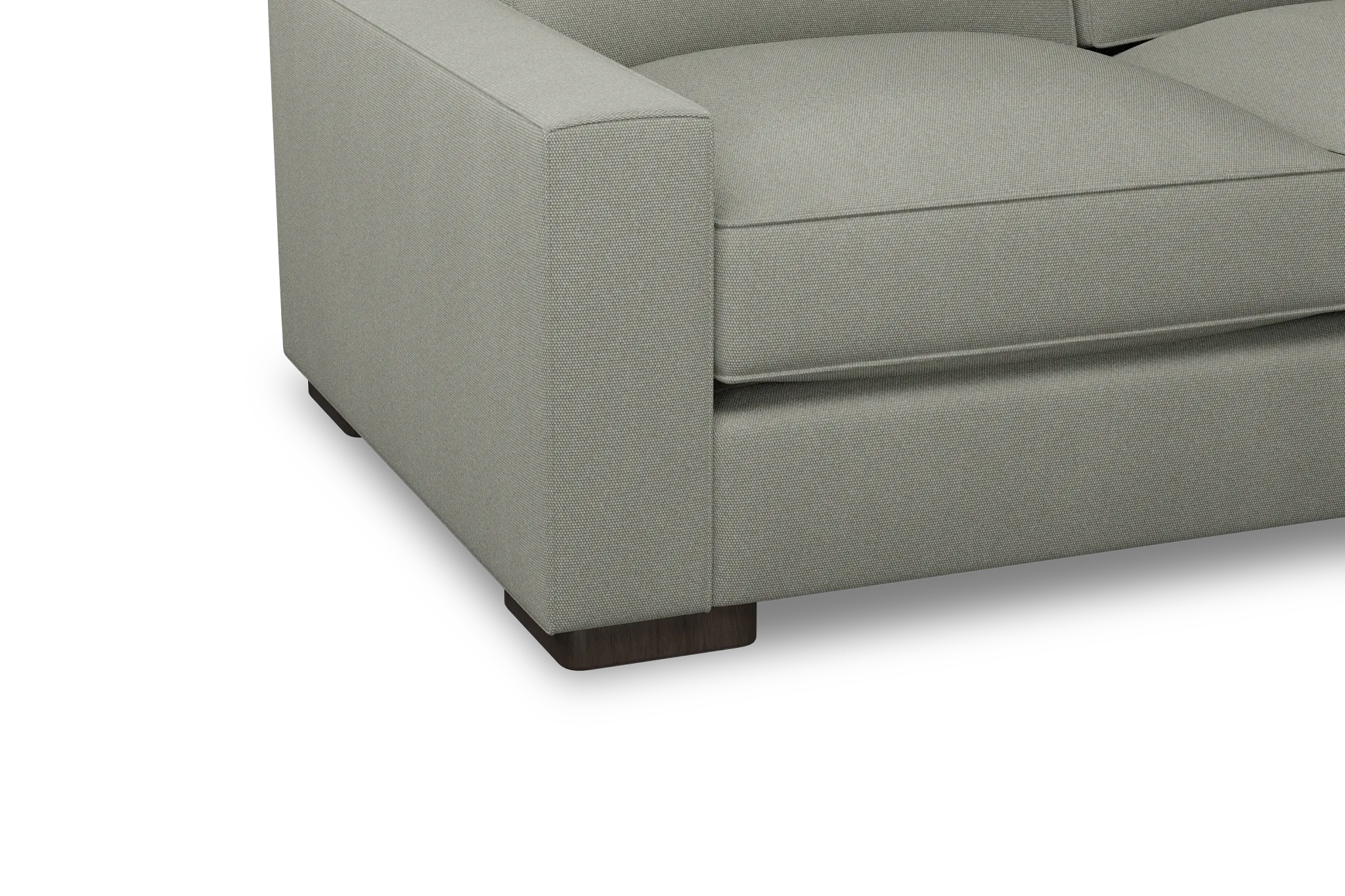 Edgewater Delray Pewter Large Right Chaise Sectional