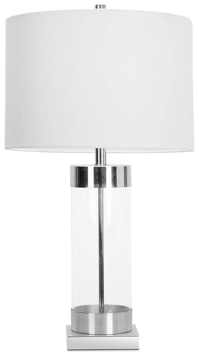 Lucia Chrome Small Table Lamp