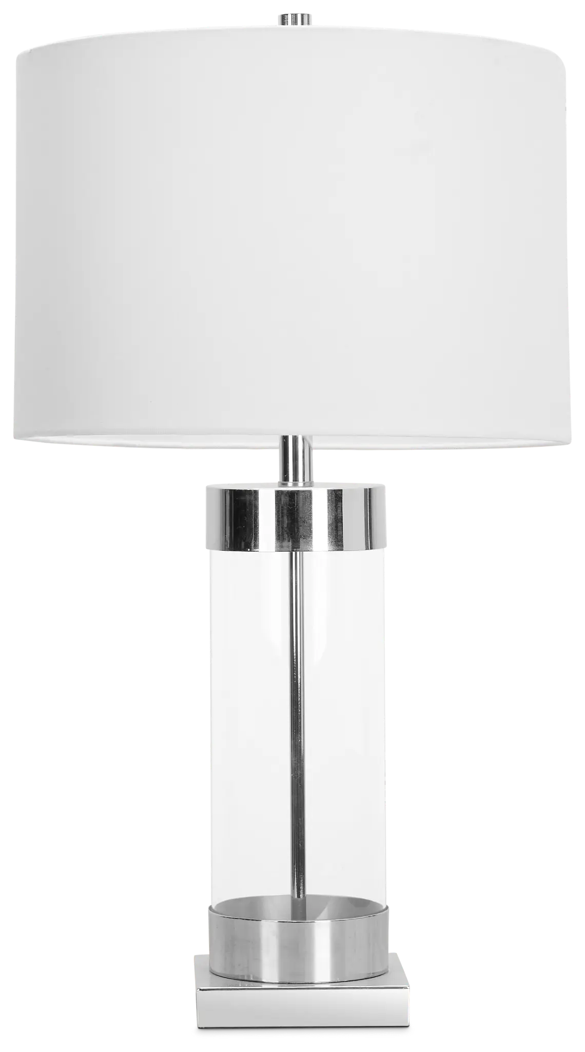Lucia Chrome Small Table Lamp Lucia Chrome Small Table Lamp