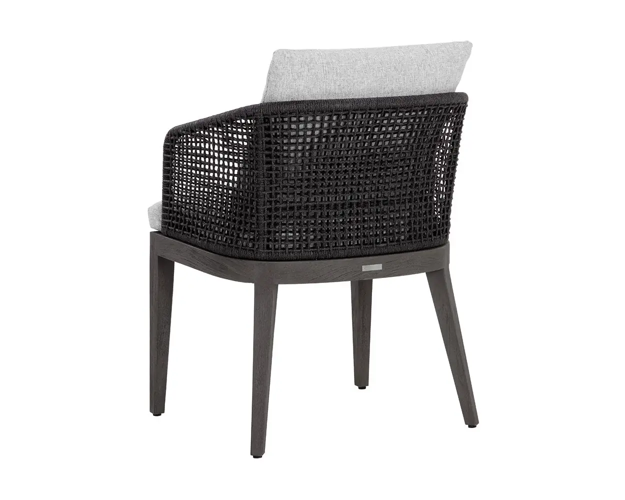 Ukiah Black Gray Cushioned Arm Chair Ukiah Black Gray Cushioned Arm Chair