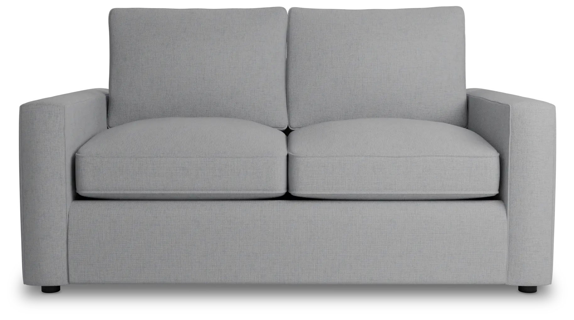 Siesta Delray Light Gray Fabric Loveseat Siesta Delray Light Gray Fabric Loveseat