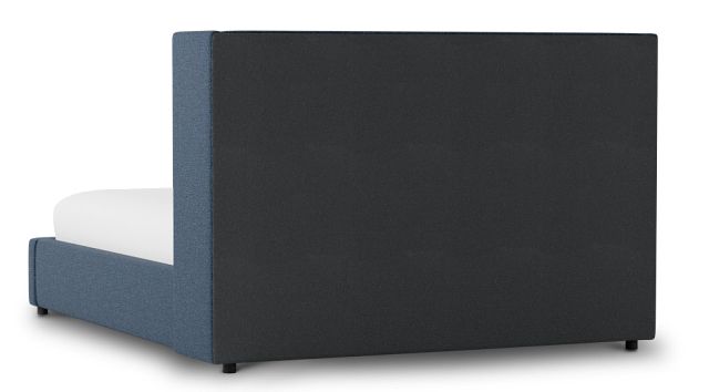 Captiva Elite Dark Blue 48" Upholstered Shelter Bed