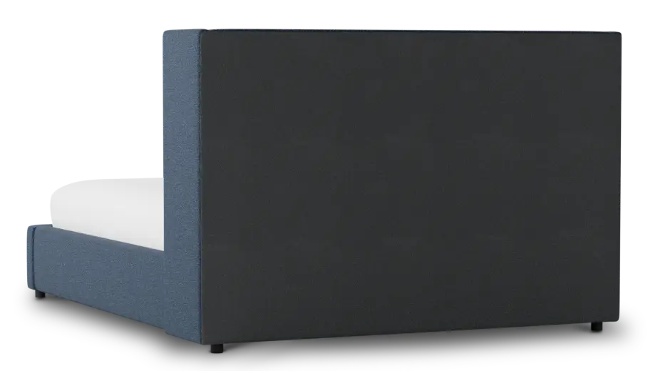 Captiva Elite Dark Blue 48" Upholstered Shelter Bed Captiva Elite Dark Blue 48" Upholstered Shelter Bed