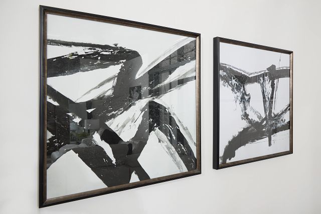 Abstact Black Framed Wall Art