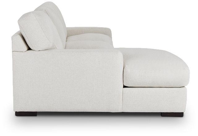 Veronica White Down Left Chaise Sectional