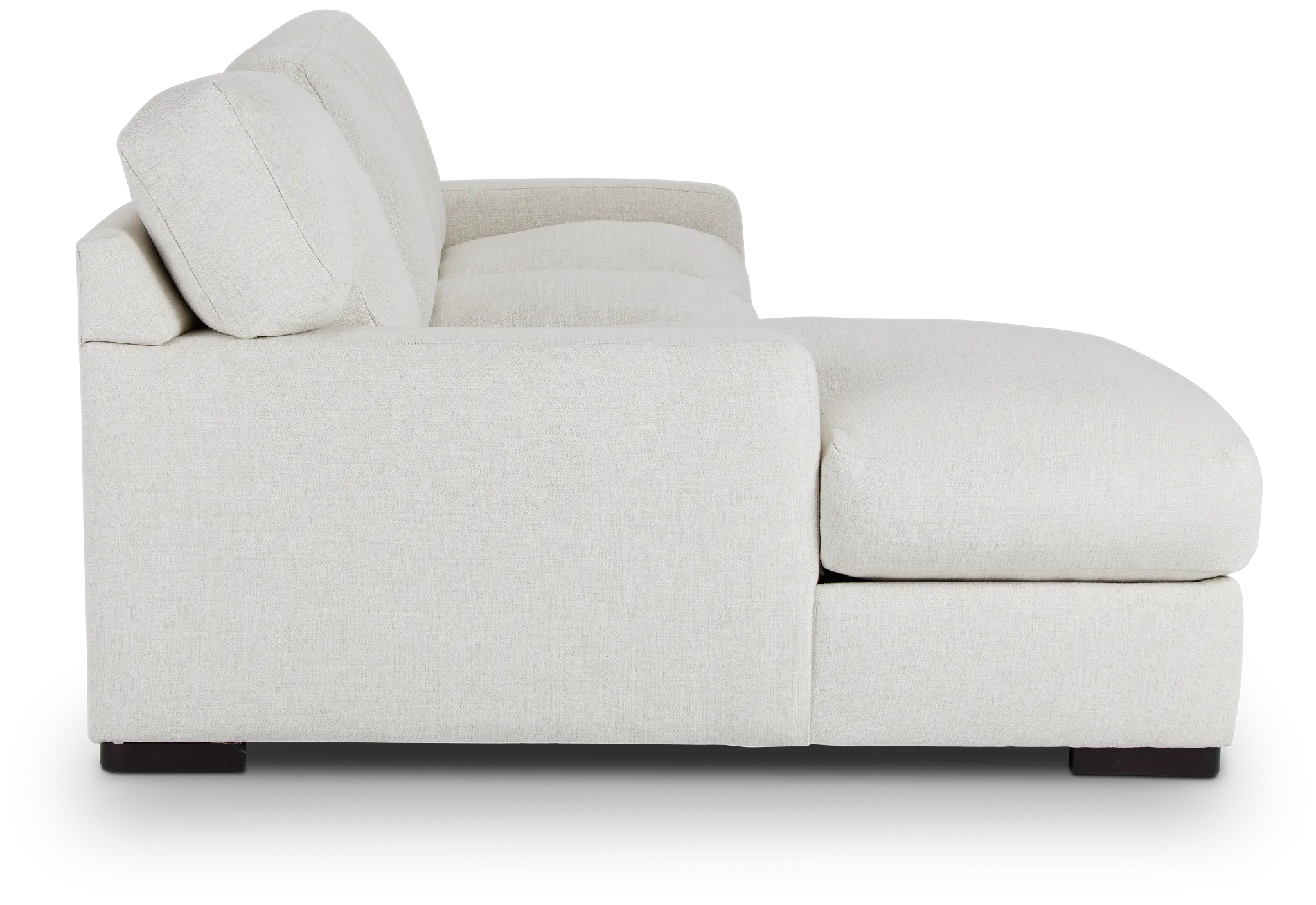 Veronica White Down Left Chaise Sectional