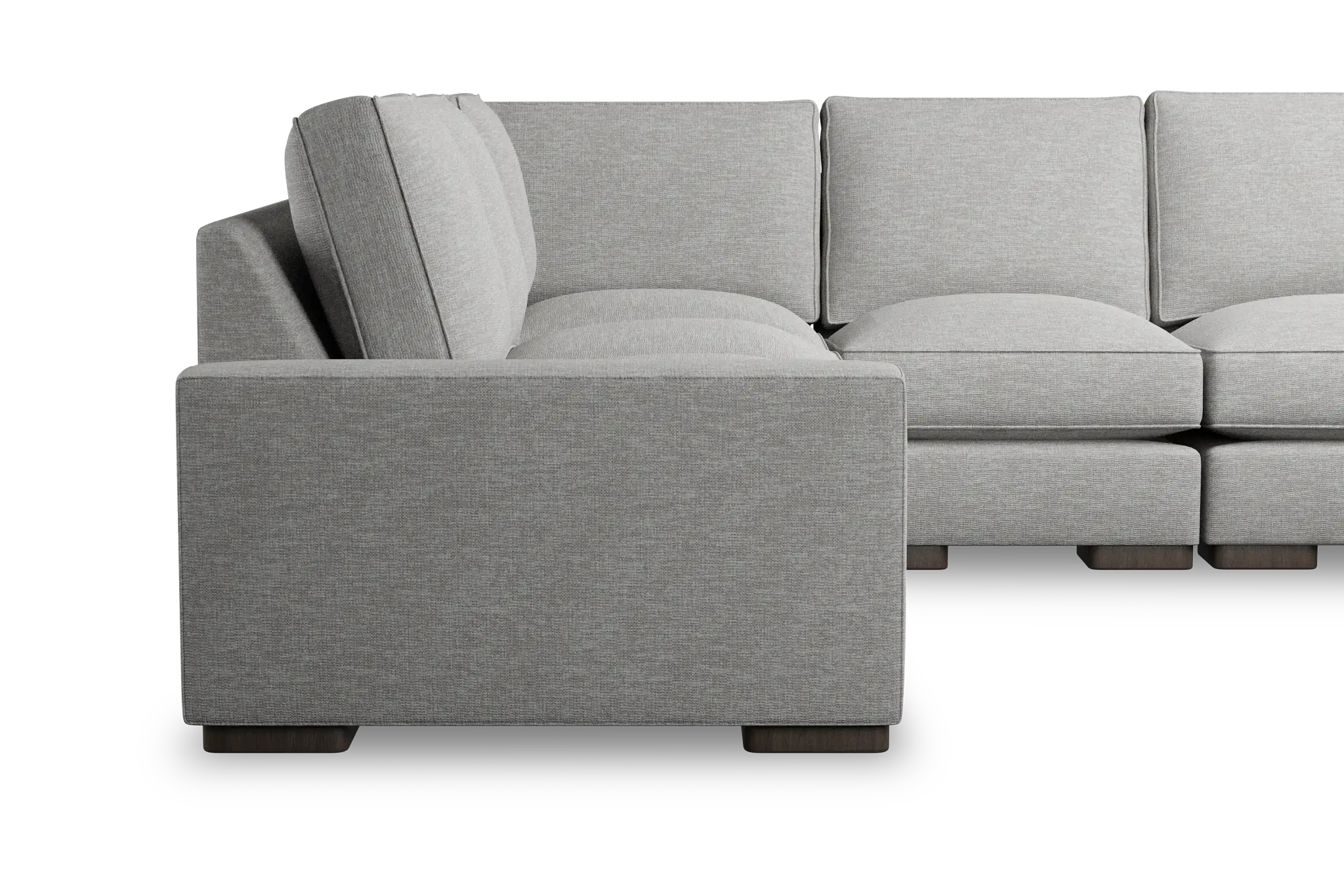 Edgewater Victory Gray Medium Two-arm Sectional Edgewater Victory Gray Medium Two-arm Sectional