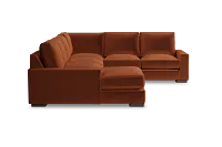 Edgewater Joya Orange Medium Left Chaise Sectional