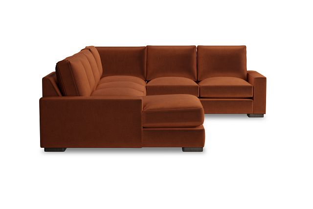 Edgewater Joya Orange Medium Left Chaise Sectional