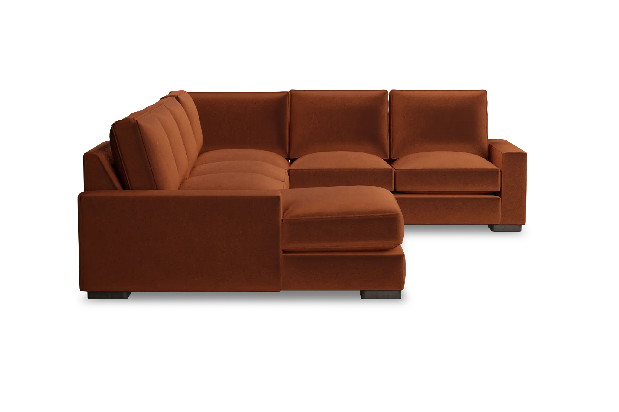 Edgewater Joya Orange Medium Left Chaise Sectional Edgewater Joya Orange Medium Left Chaise Sectional