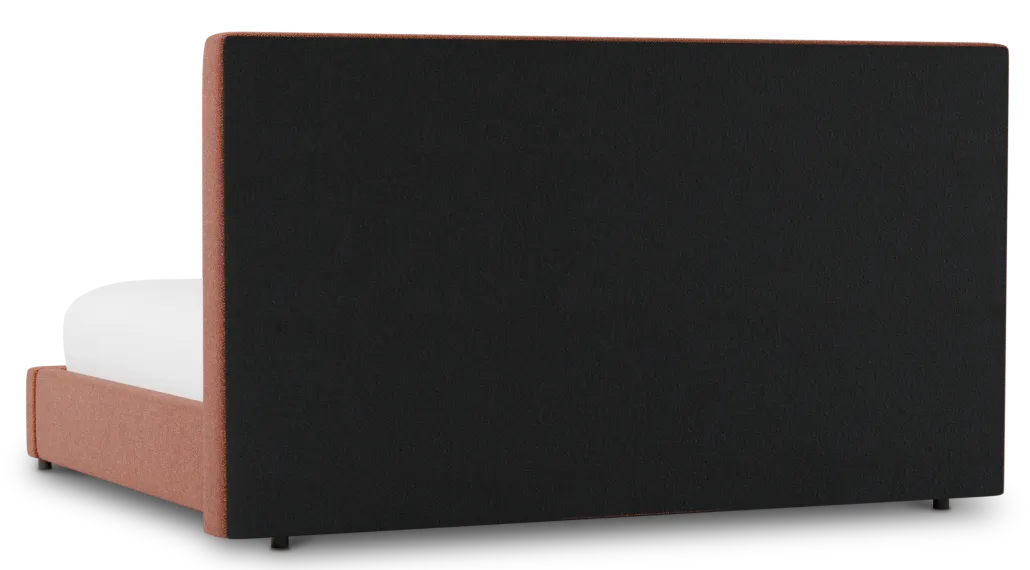 Grayton Elite Medium Brown 54" Upholstered Platform Bed