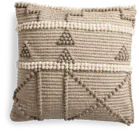 Pyra Light Gray Accent Pillow