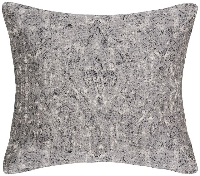 Ogee Gray 20" Accent Pillow