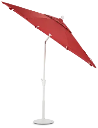 Capri Red Umbrella Set