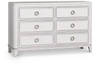 Milan White Youth Dresser
