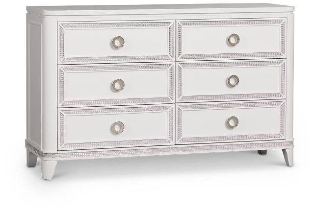 Milan White Youth Dresser