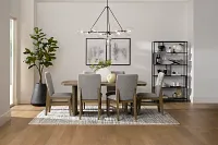 Modesto Light Tone Rectangular Table