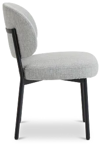 Chicago Light Gray Upholstered Side Chair