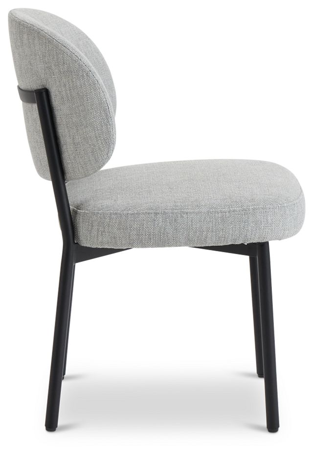 Chicago Light Gray Upholstered Side Chair