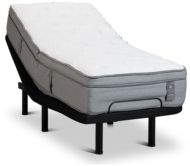 Scott Living By Restonic Dalland Medium Deluxe Adjustable Mattress Set