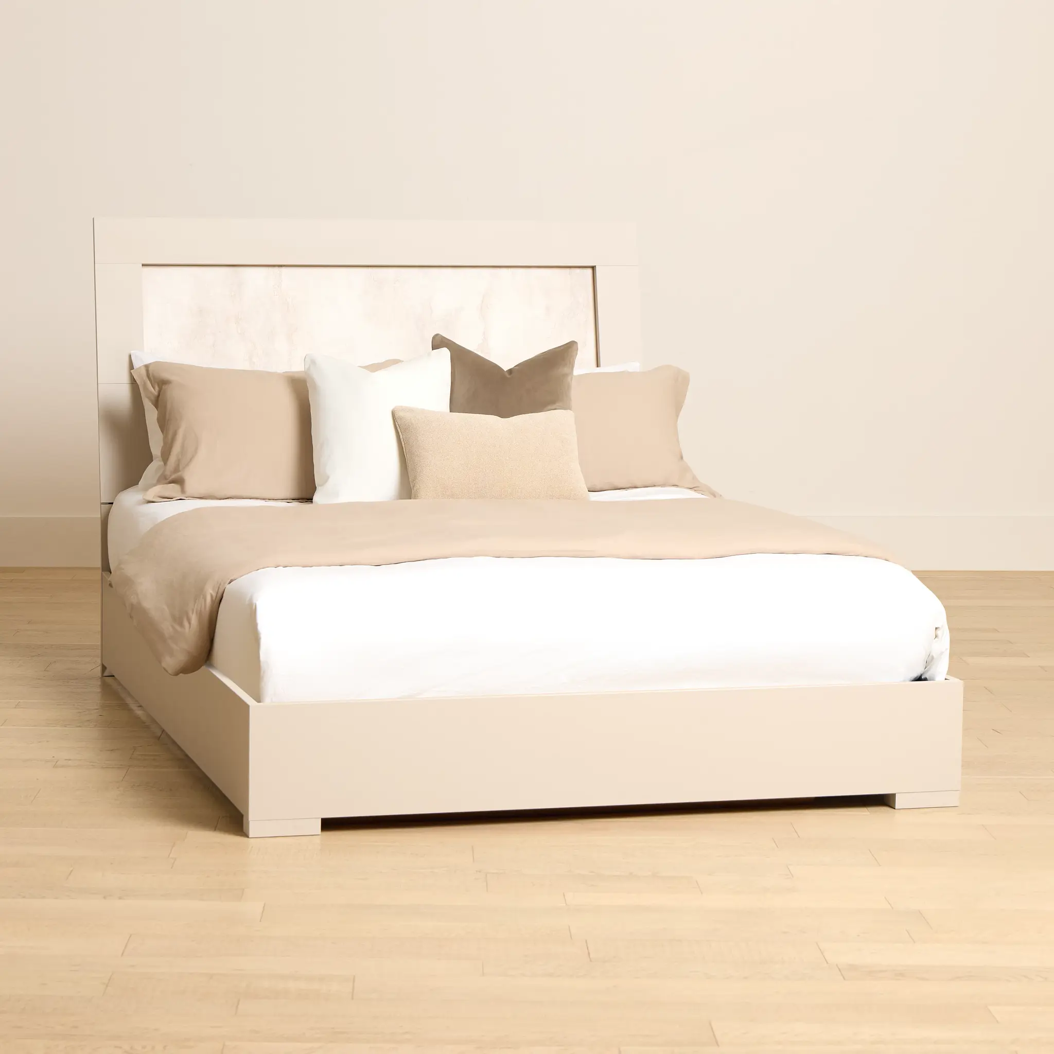 Valencia Light Tone Panel Bed Valencia Light Tone Panel Bed