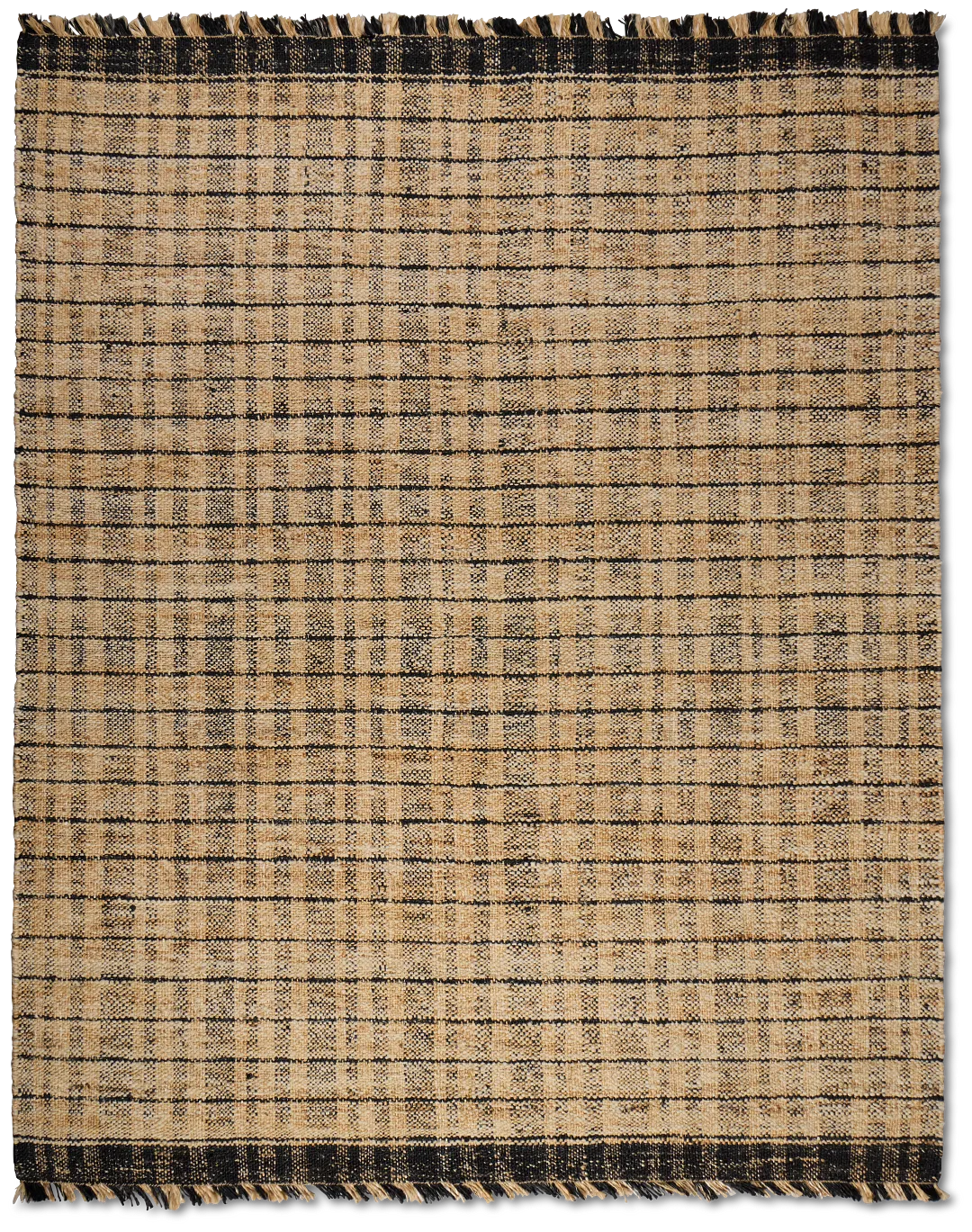 Thanias Black 10x13 Area Rug