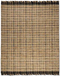 Thanias Black 10x13 Area Rug