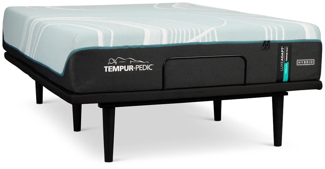 Tempur-pedic Tempur-luxeadapt Medium Hybrid Ease Adjustable Mattress Set