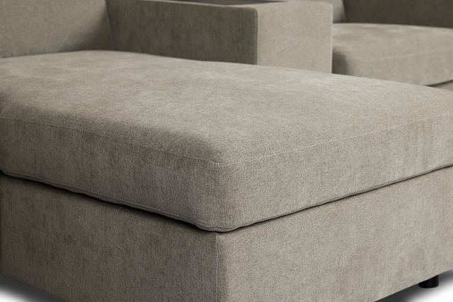 Addie Gray Fabric 6-piece Home Theater With Storage Consoles