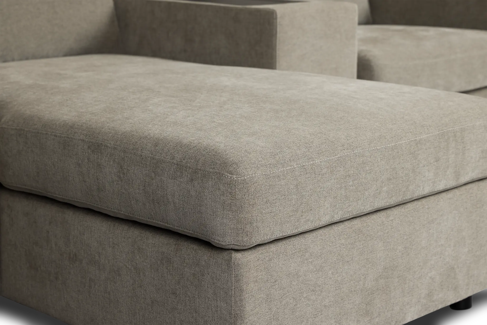 Addie Gray Fabric 6-piece Home Theater With Storage Consoles Addie Gray Fabric 6-piece Home Theater With Storage Consoles