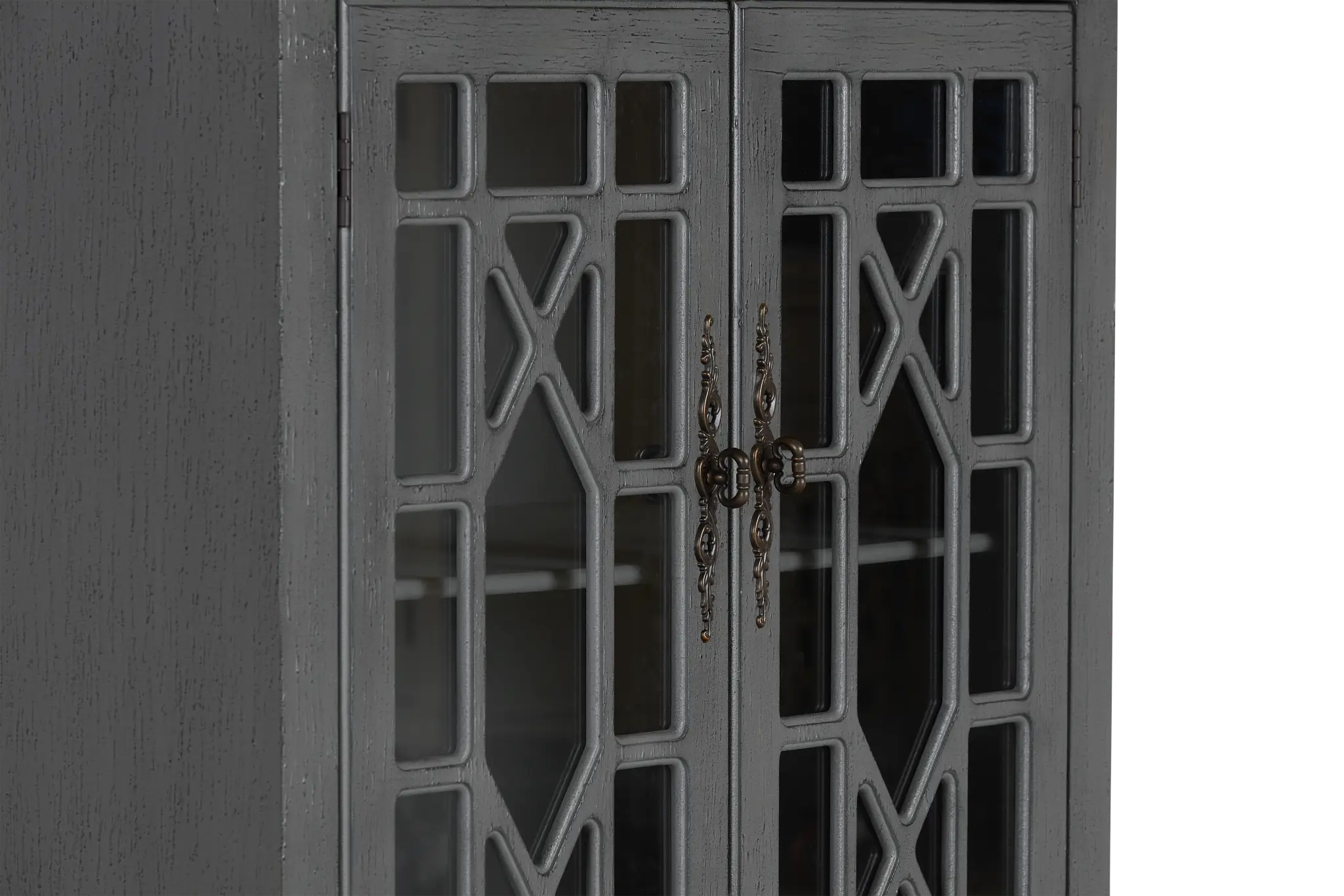 Alexis Gray Two-door Cabinet Alexis Gray Two-door Cabinet