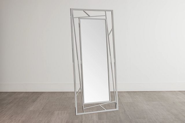 Ace Silver Floor Mirror