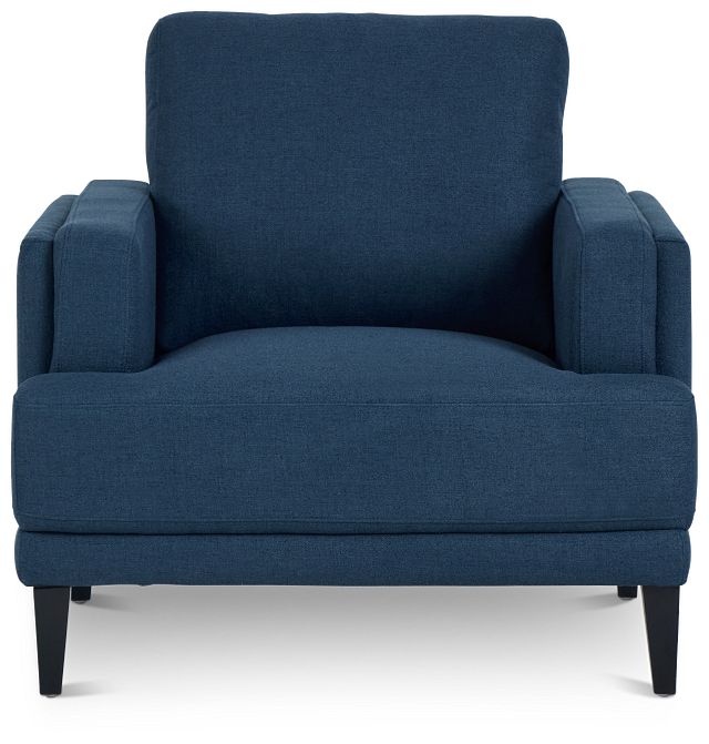 Shepherd Dark Blue Fabric Chair