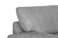 Alpha Light Gray Fabric Large Two-arm Sectional