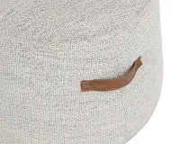 Jude Light Gray Fabric Accent Ottoman