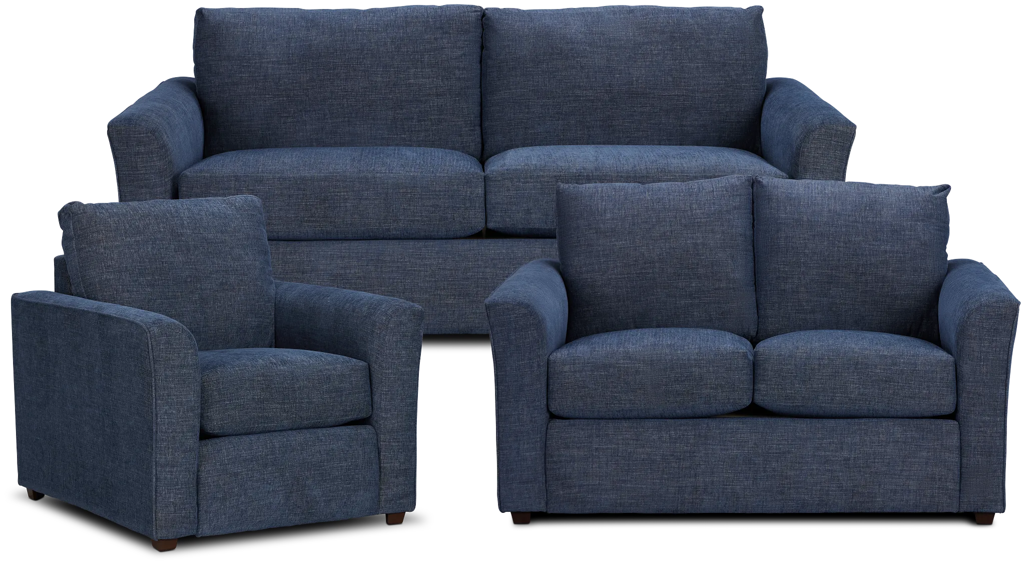 Davis Dark Blue Micro Living Room