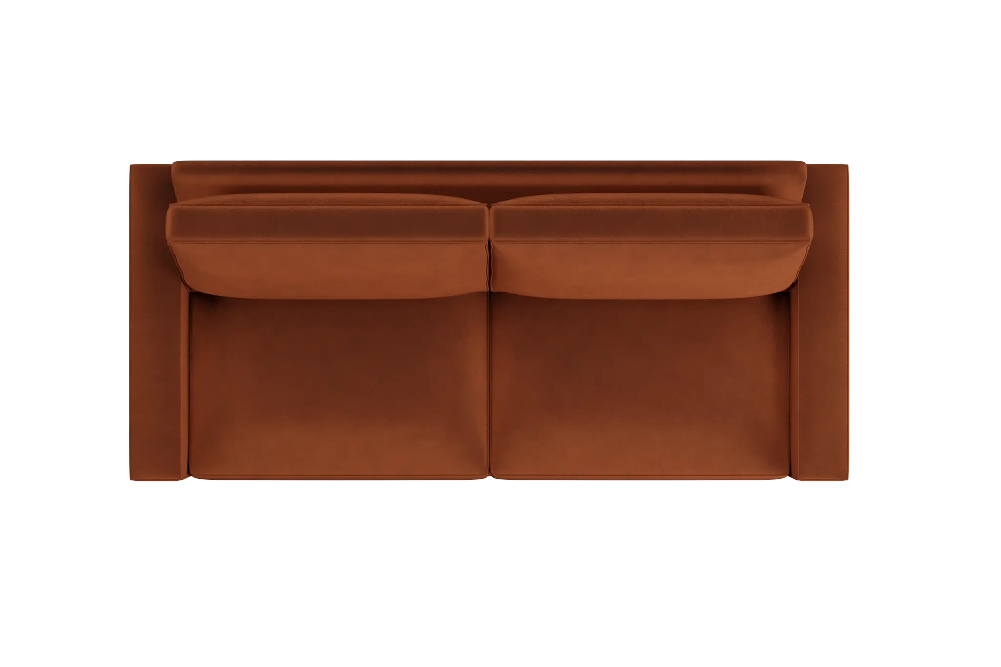 Edgewater Joya Orange 96" Sofa W/ 2 Cushions Edgewater Joya Orange 96" Sofa W/ 2 Cushions