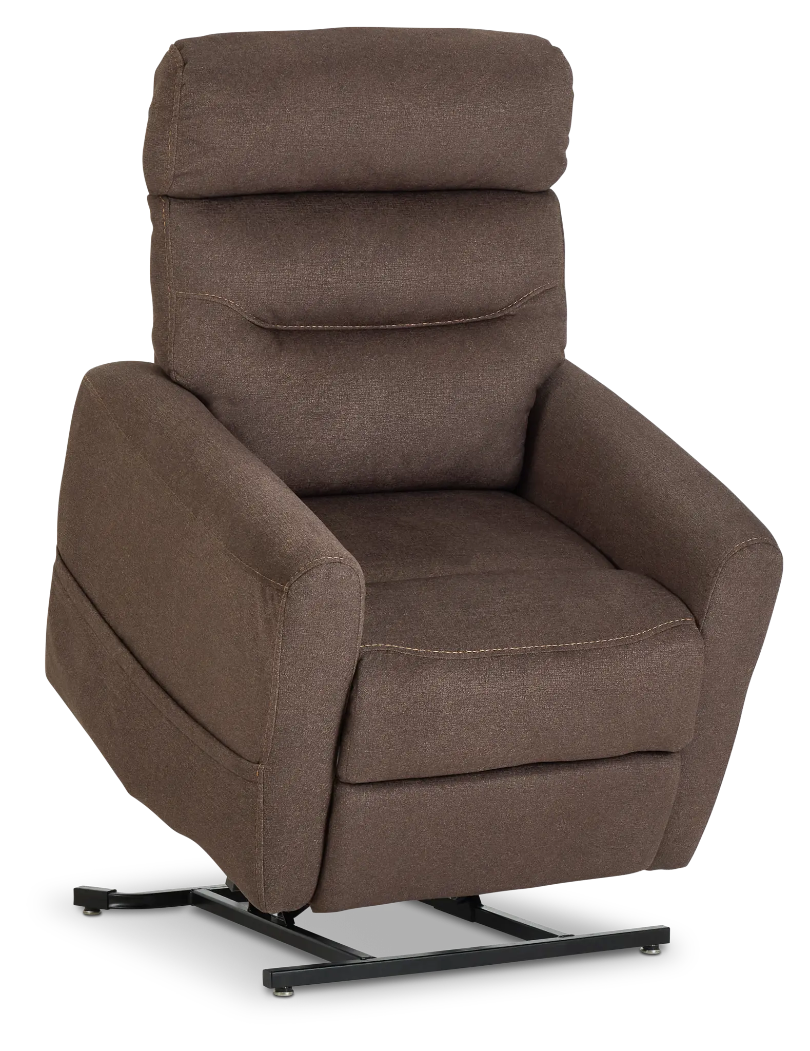 Canton Brown Fabric Power Lift Recliner Canton Brown Fabric Power Lift Recliner