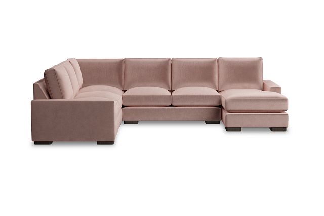 Edgewater Joya Light Pink Medium Right Chaise Sectional