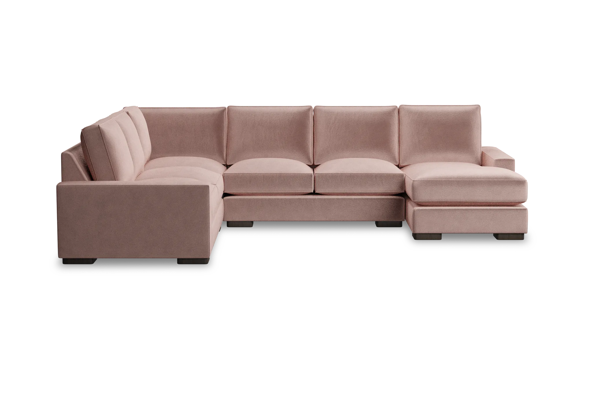 Edgewater Joya Light Pink Medium Right Chaise Sectional