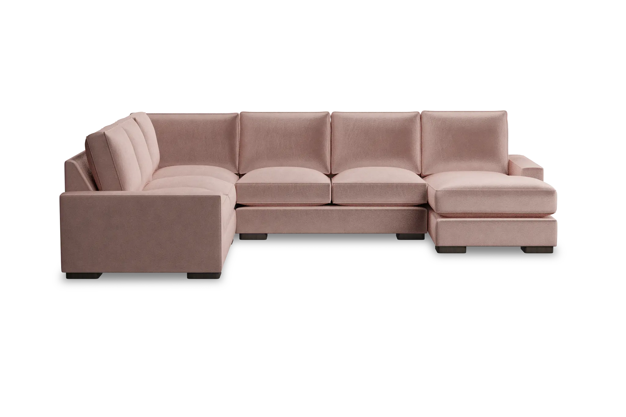 Edgewater Joya Light Pink Medium Right Chaise Sectional Edgewater Joya Light Pink Medium Right Chaise Sectional