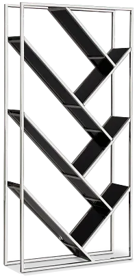Arrow Black Bookcase