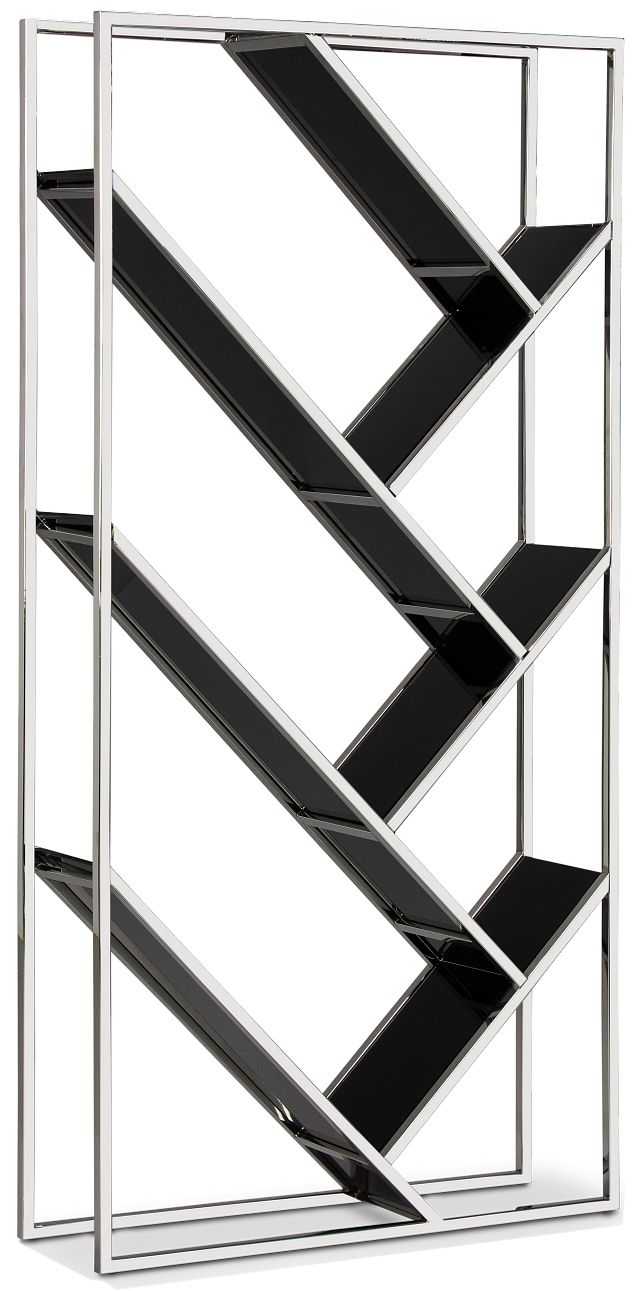 Arrow Black Bookcase